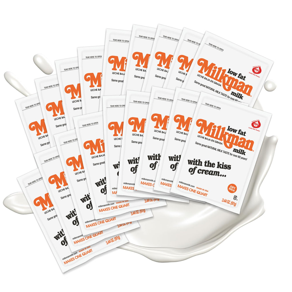 Low-Fat Instant Dry Milk Powder Packets 18 Pack U278380