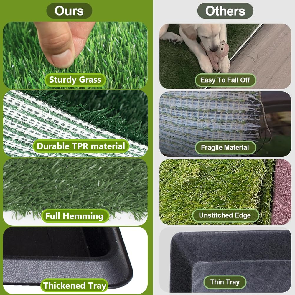 Dog Grass Pad with Tray 20x30 Inch K7390