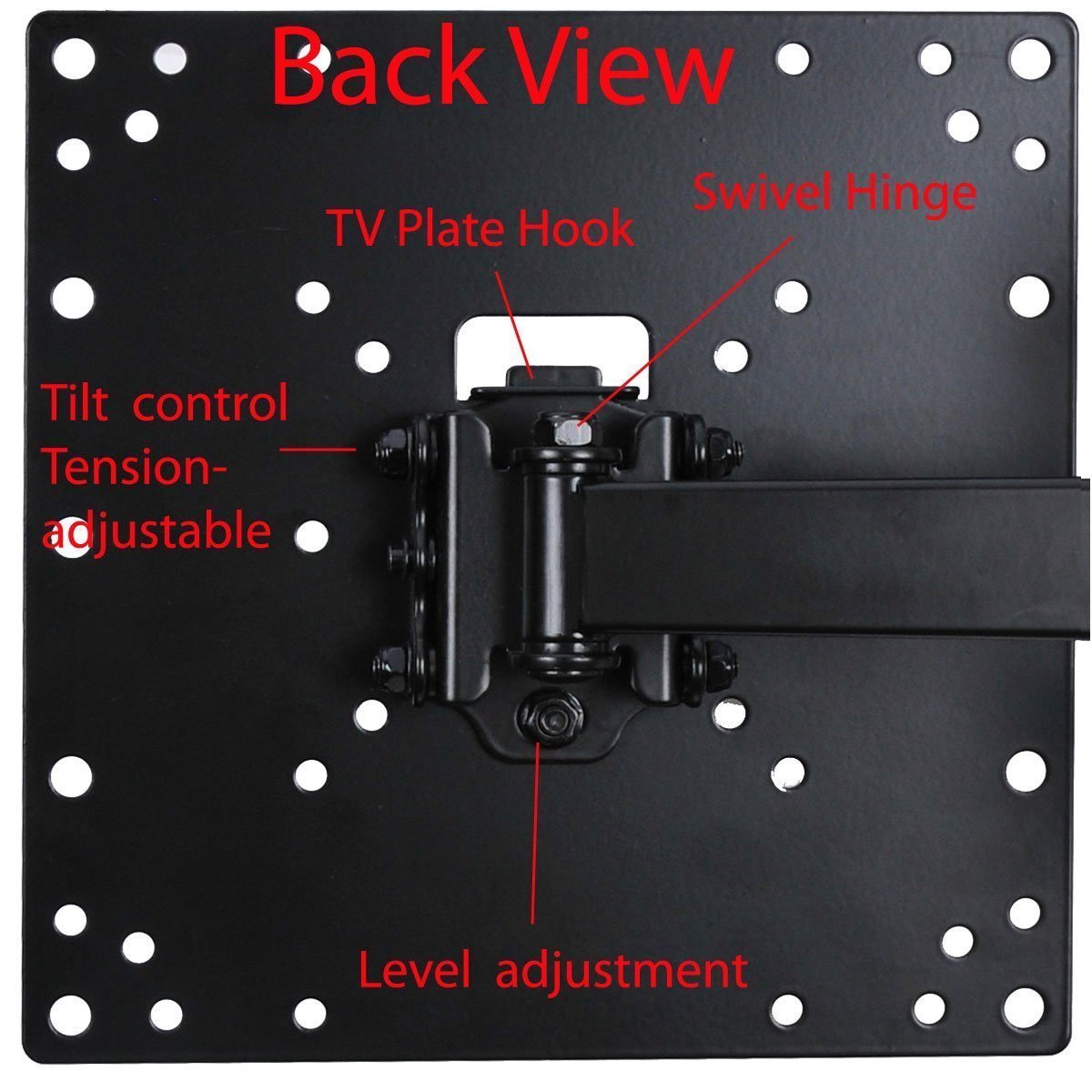 Single Stud Swing Arm TV Wall Mount O7950