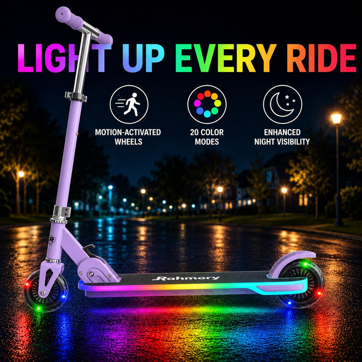 Light-Up 2 Wheel Kids Scooter R873322