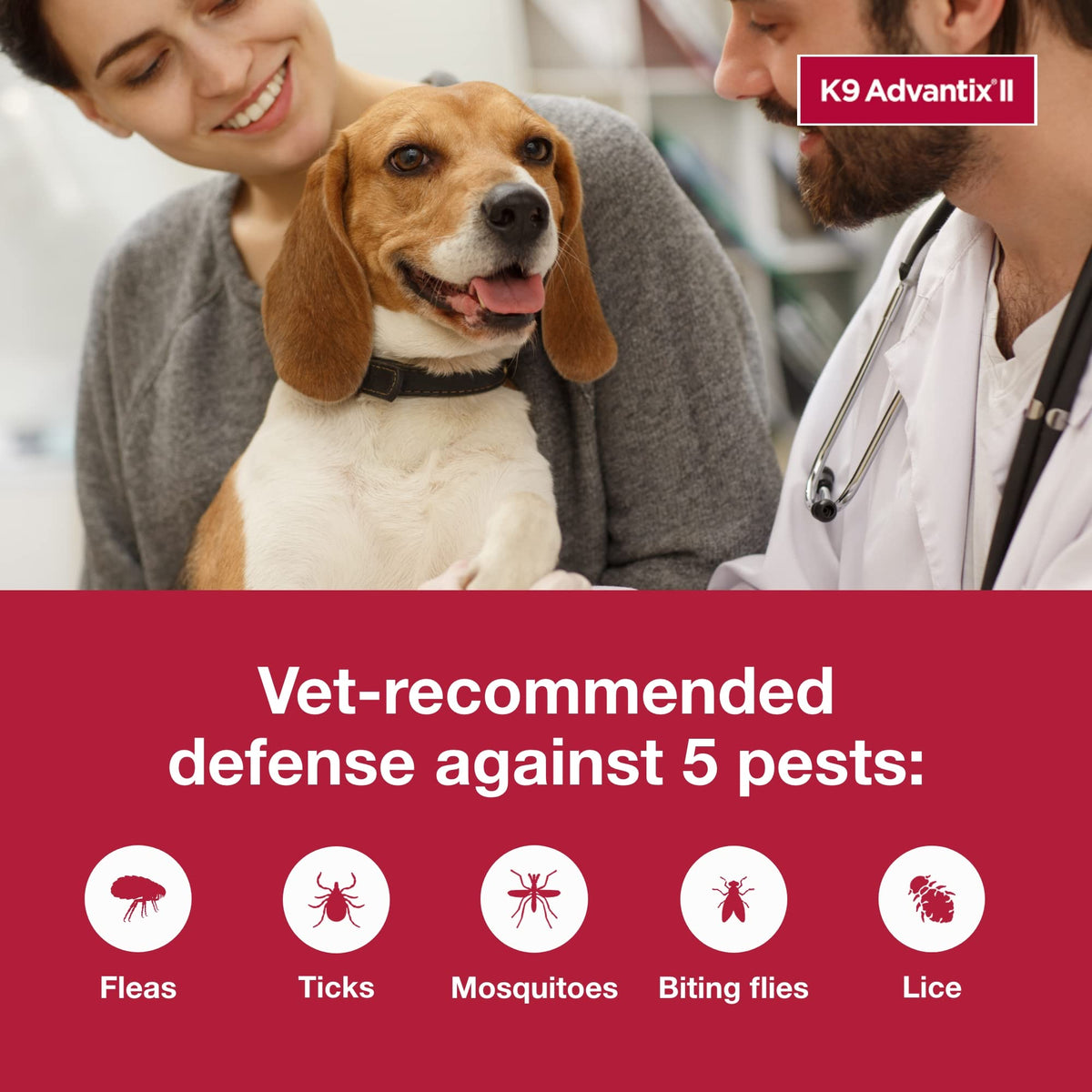 Flea & Tick Topical for Medium Dogs 11–20 lbs., 2ct S489755
