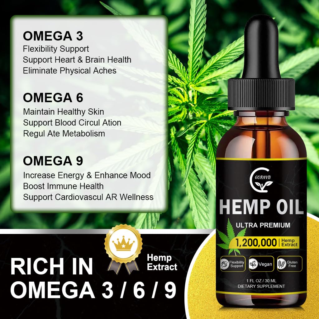 High Potency Hemp Oil 2-Pack F30951