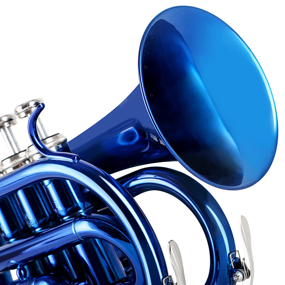 Bb Brass Pocket Trumpet with 7C Mouthpiece H132