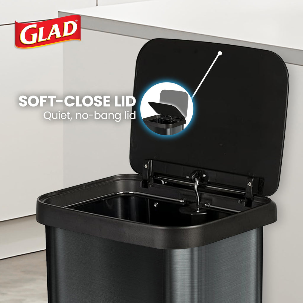13 Gal Stainless Steel Trash Can V232567