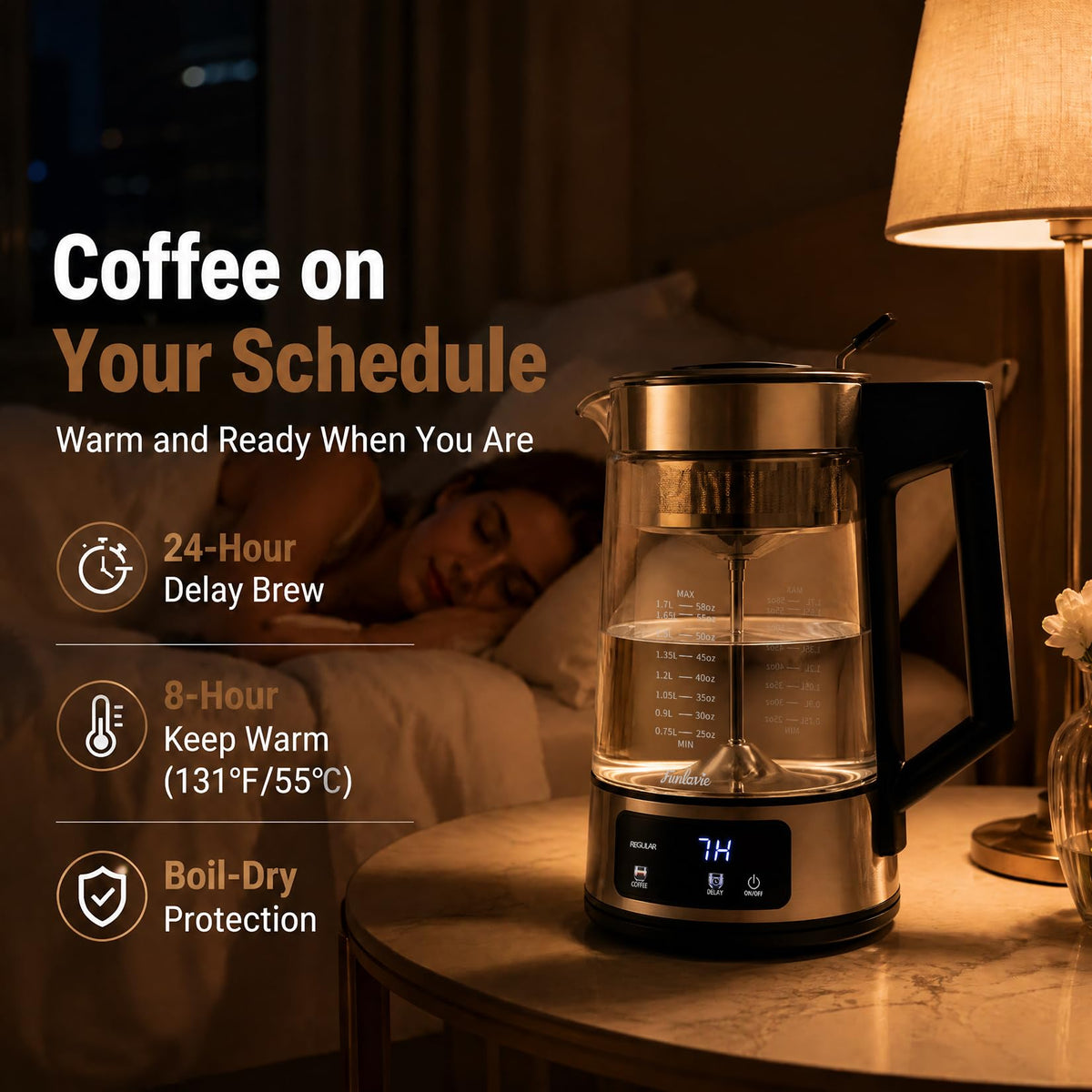 Electric Percolator Coffee Pot K504
