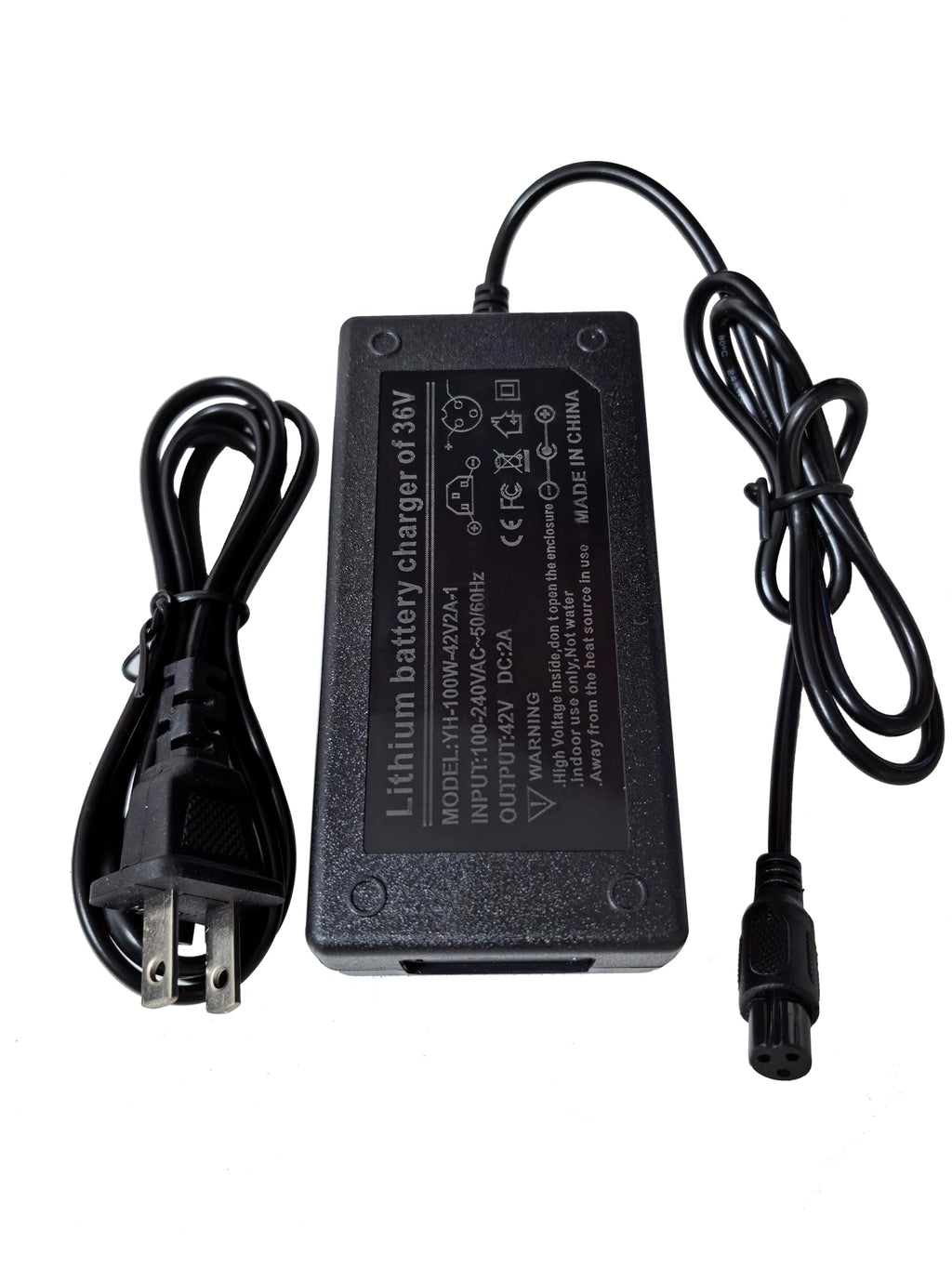 42V 2A Power Adapter with 3-Prong Inline Connector Q332643