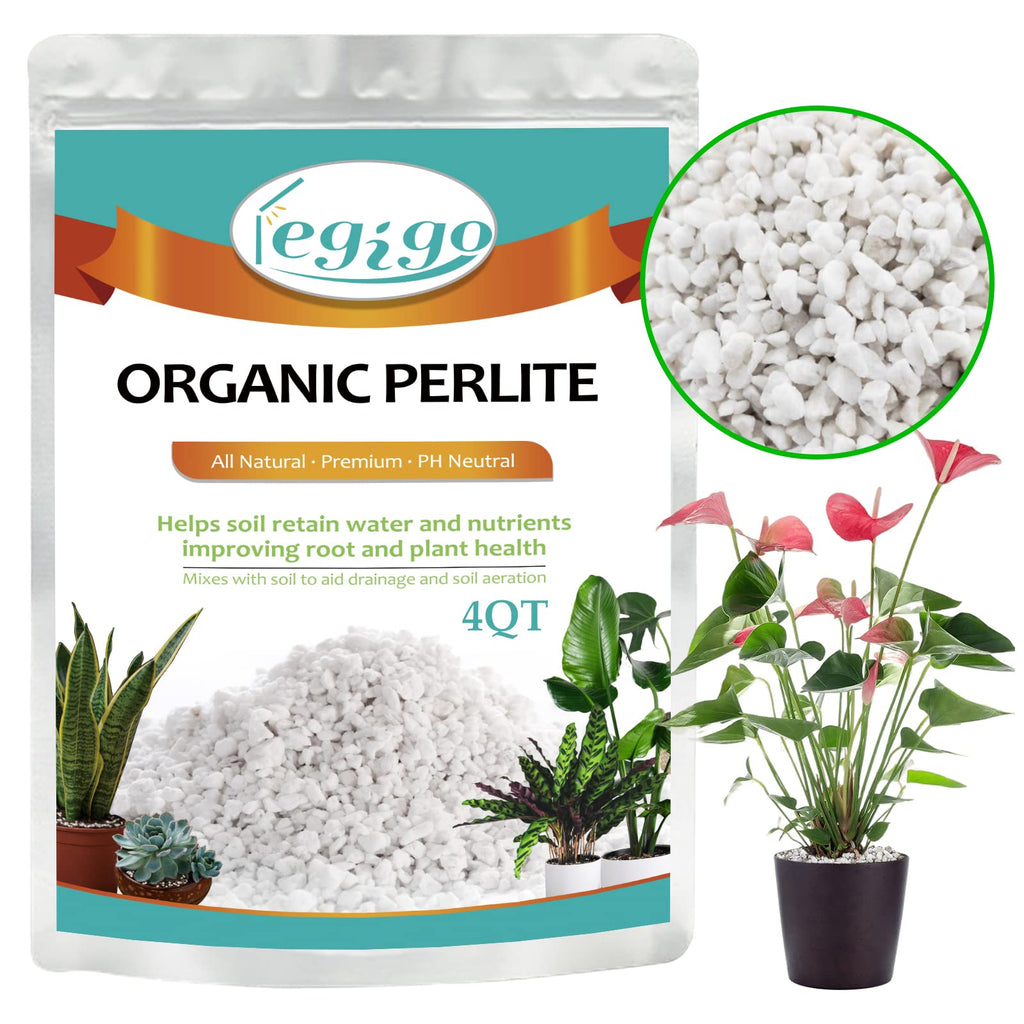 4 Quarts Organic Perlite for Plants O328