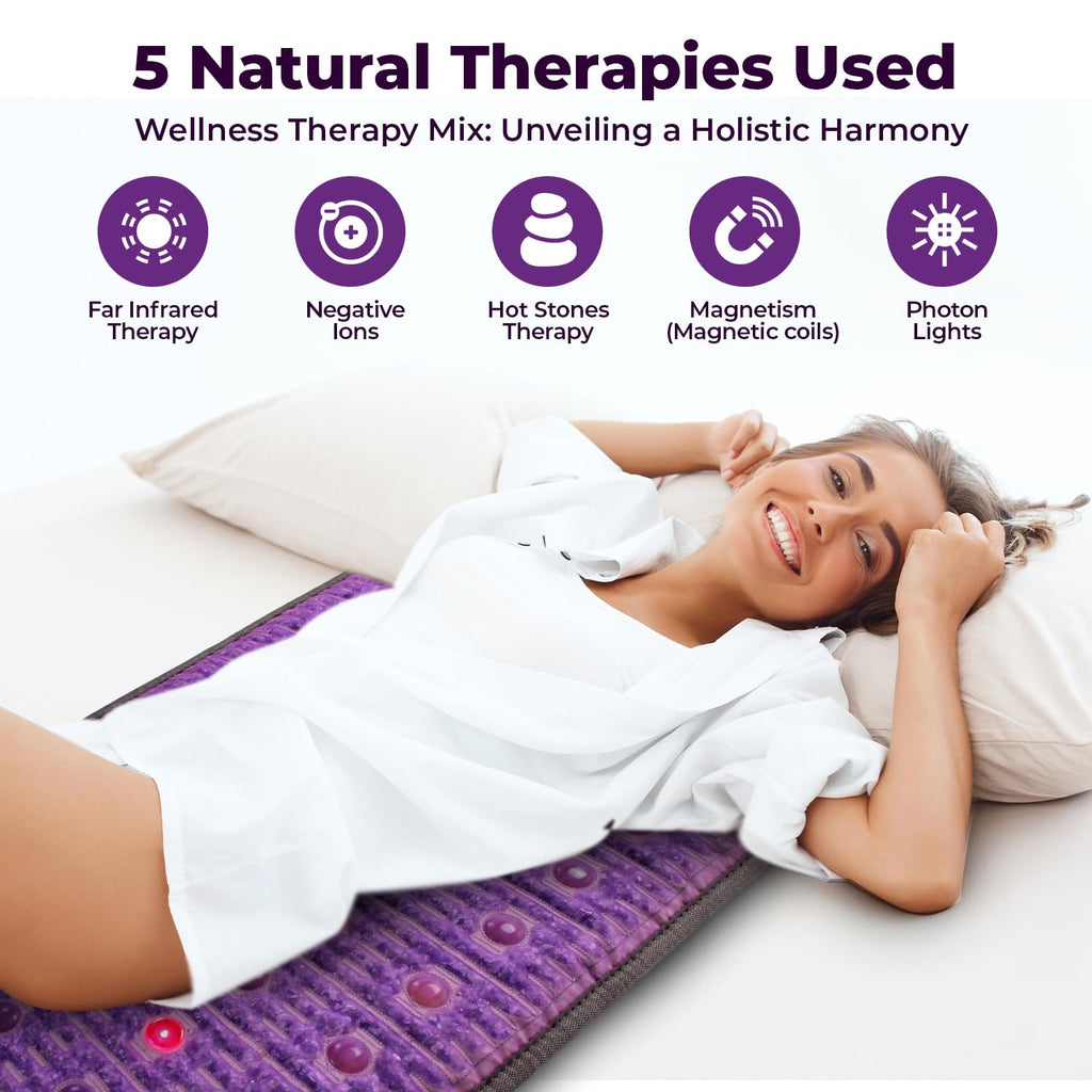 Far Infrared Amethyst Heating Pad Mini 32" L x 20"W Z508797