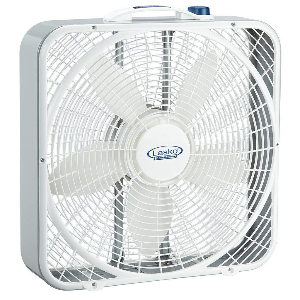 20 Inch 3 Speeds White Box Fan with Carry Handle P426