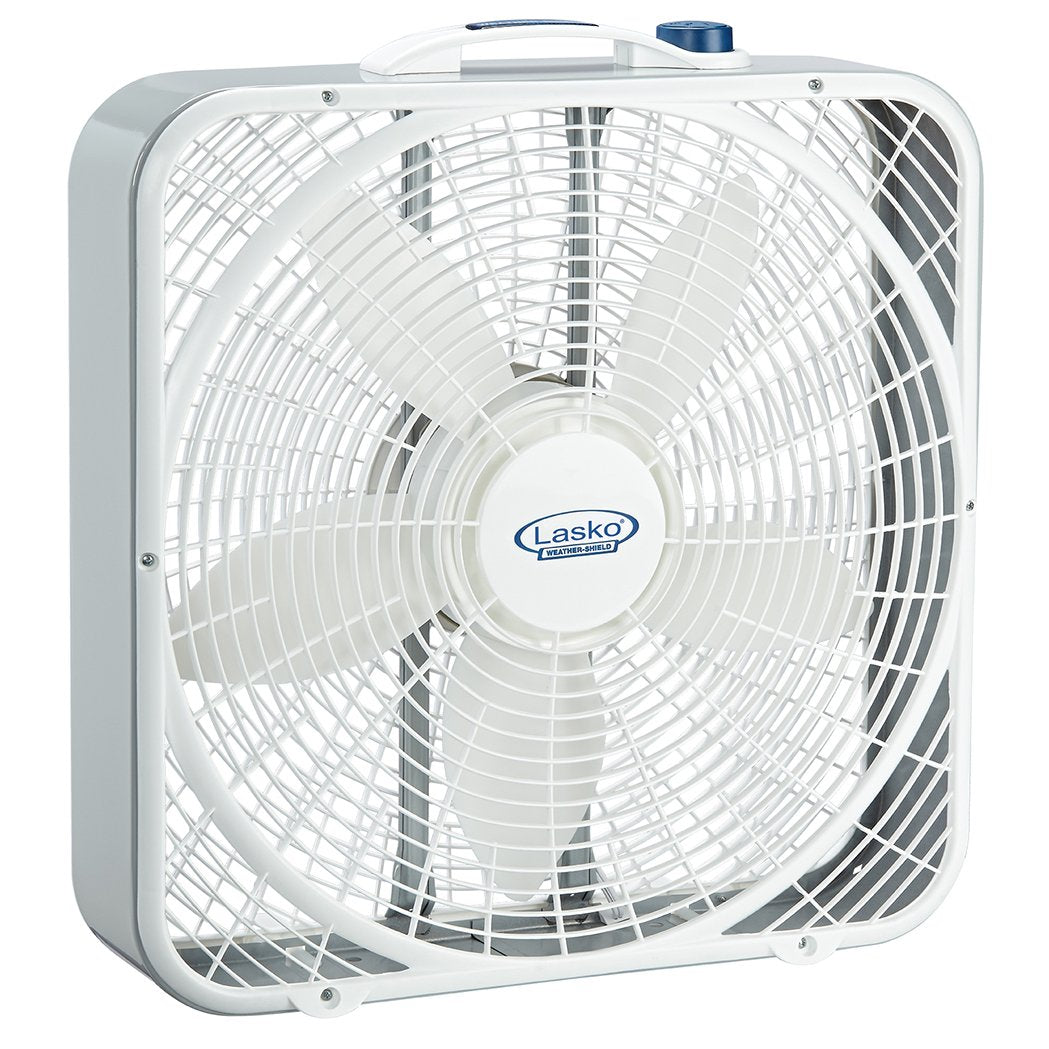 20 Inch 3 Speeds White Box Fan with Carry Handle P426