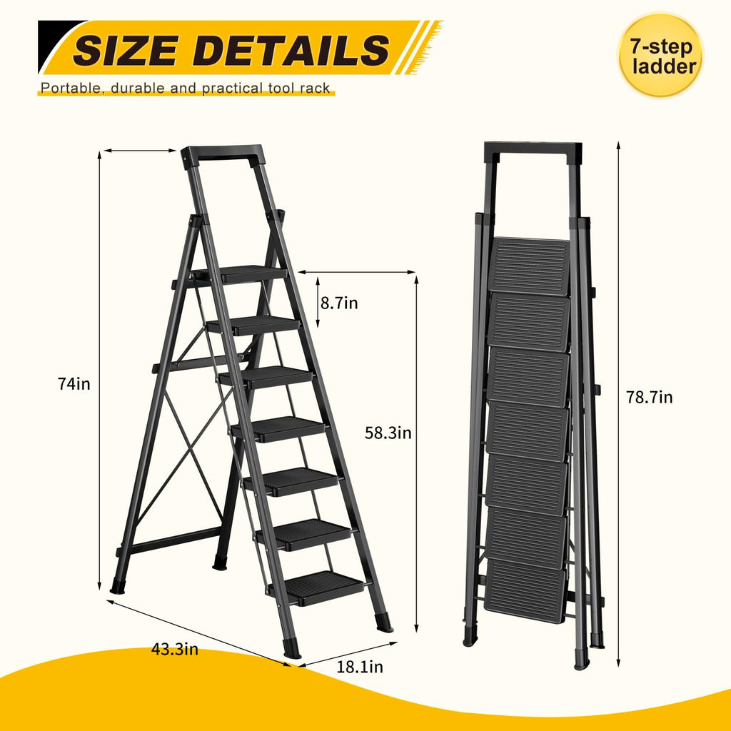 7 Step Ladder with Platform Y3592