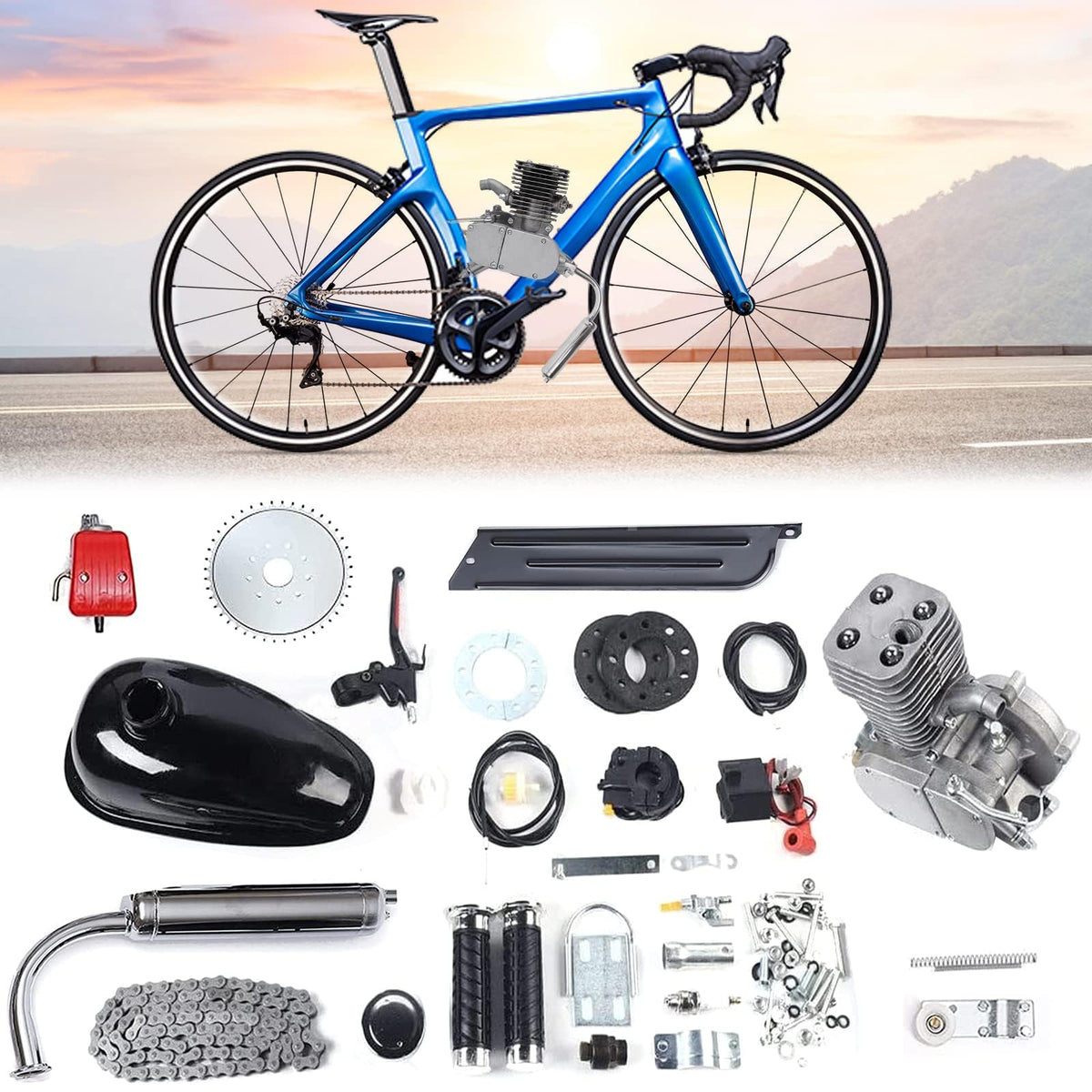 100cc 2 Stroke Bicycle Engine Kit K596