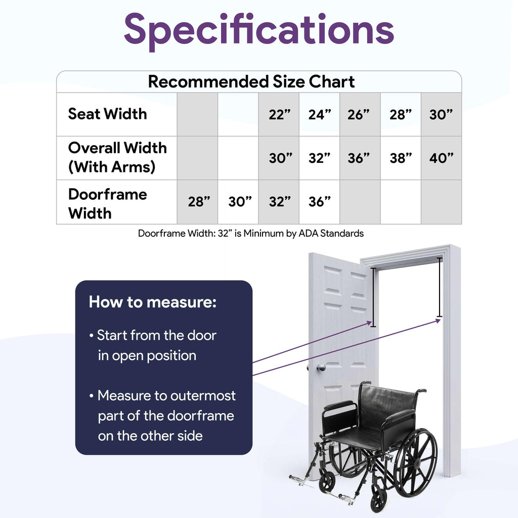 Heavy Duty Bariatric Wheelchair 500lb 24” Seat Width O47163