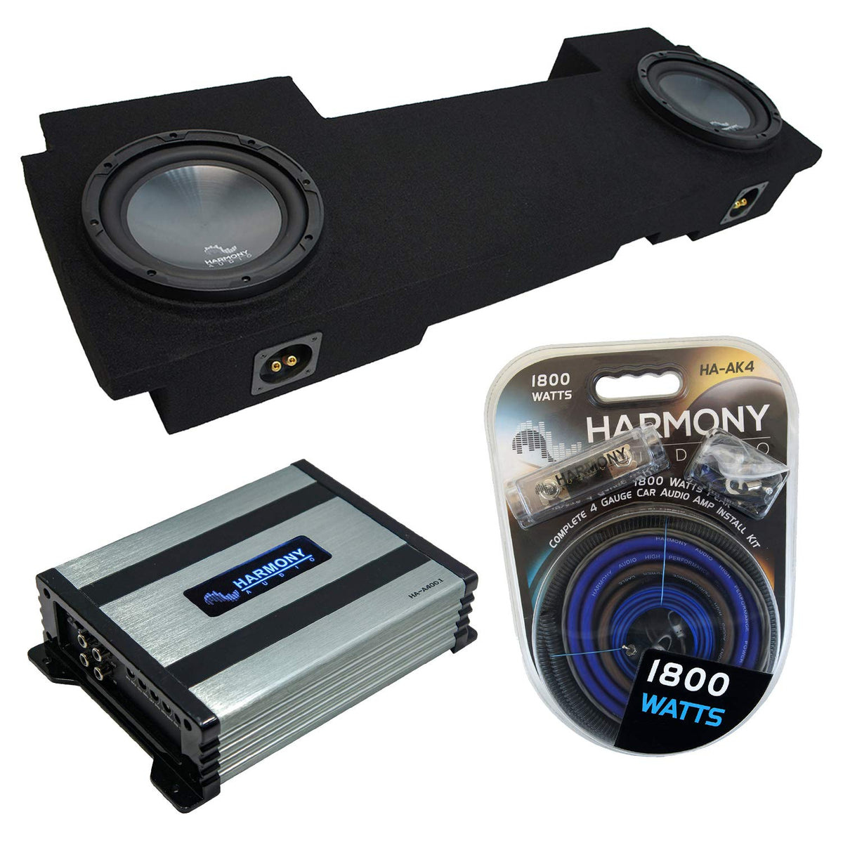 12" Subwoofer Sub Box Amp Bundle A75887