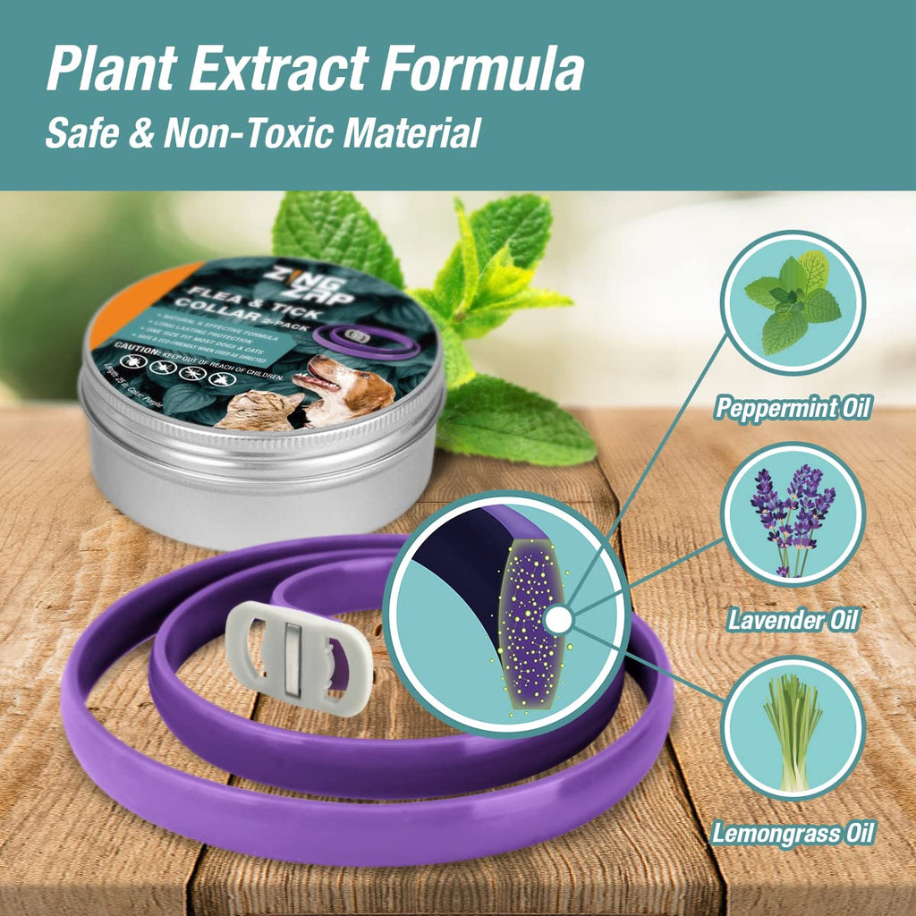 Flea & Tick Collar Plant Powered Blue 2-Pack G93970