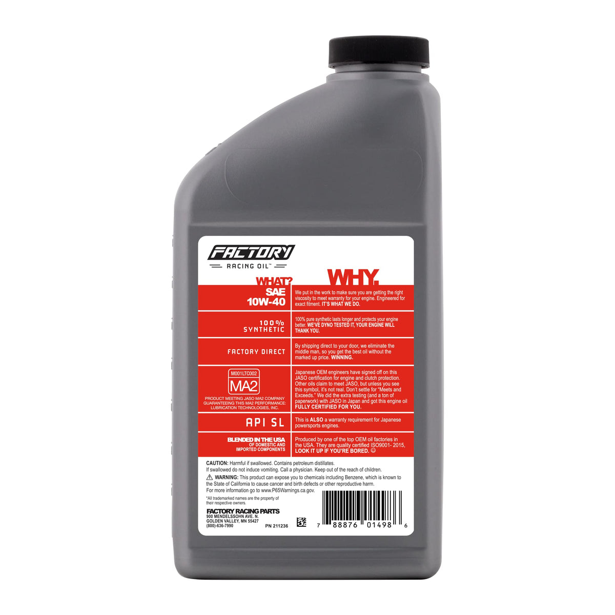 Oil Change Kit compatible with Kawasaki Motorcycles F87006