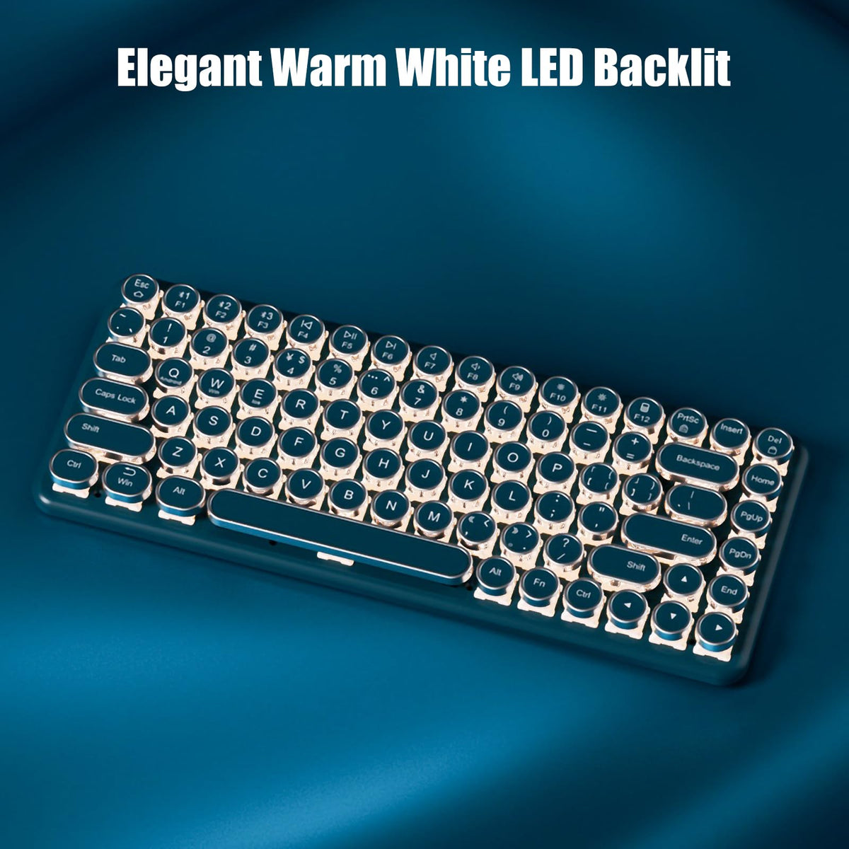 Mechanical Gaming Keyboard Warm White LED Backlit E93417