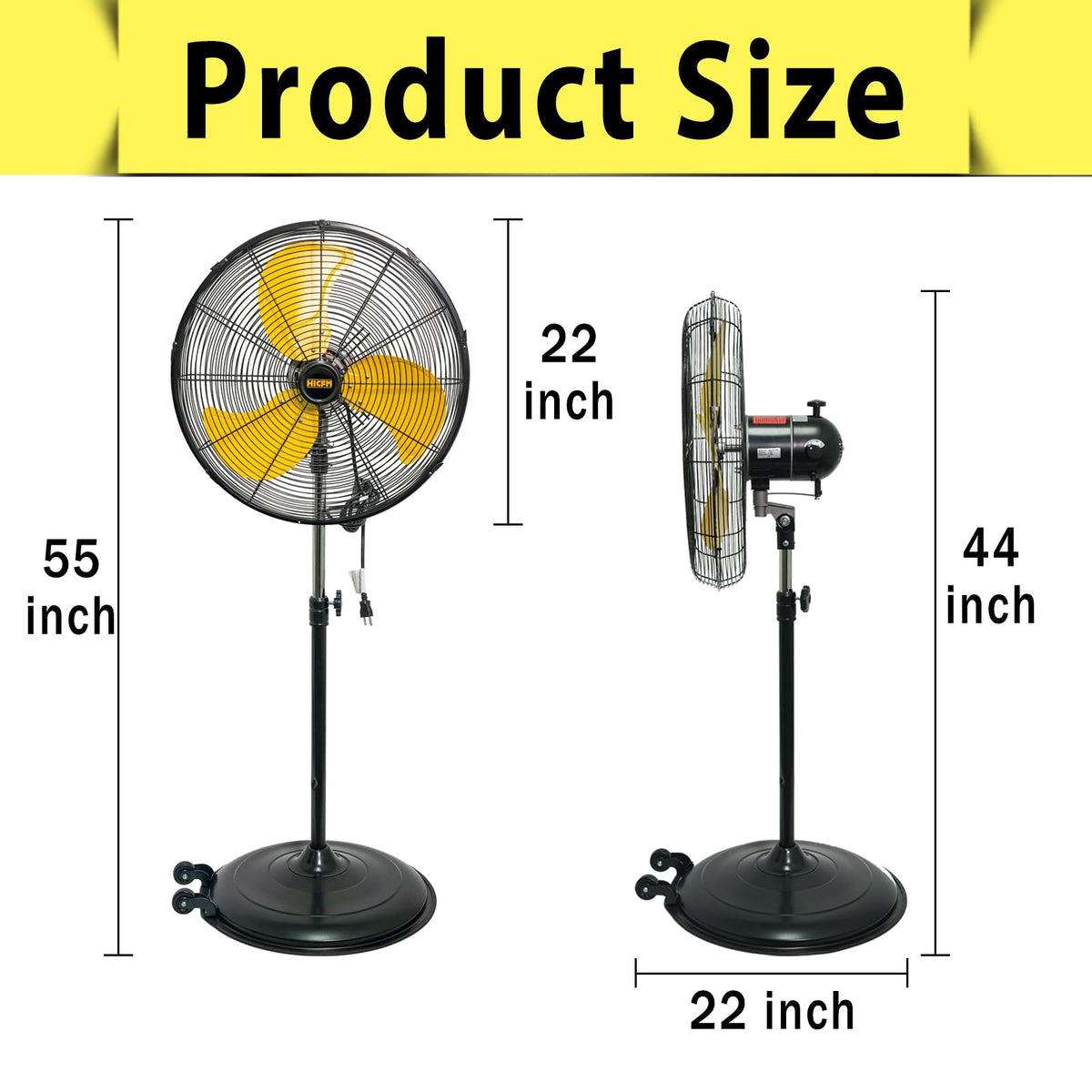 20 inch 3-Speed High Velocity Pedestal Fan B971549