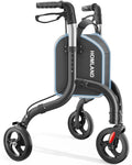 Foldable 3 Wheel Walkers Lightweight Aluminum Frame C2261