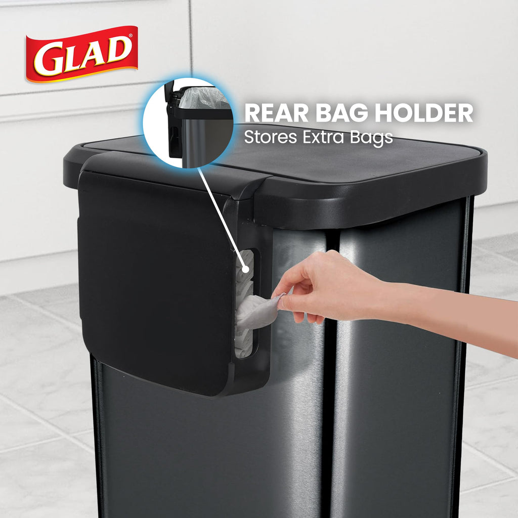 13 Gal Stainless Steel Trash Can V232567