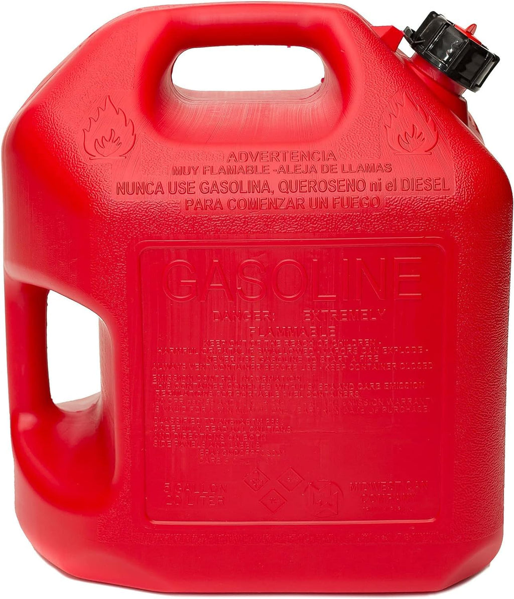 5-Gallon Gas Can Fuel Container with Spout W77877