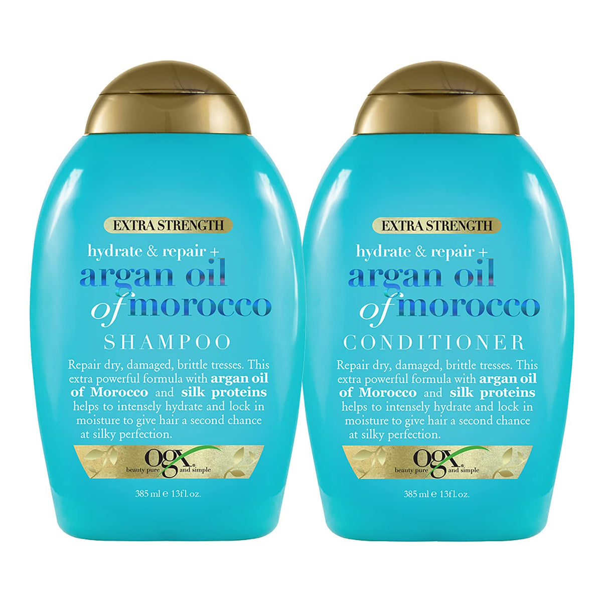 13 Fl Oz Argan Oil Shampoo & Conditioner B772