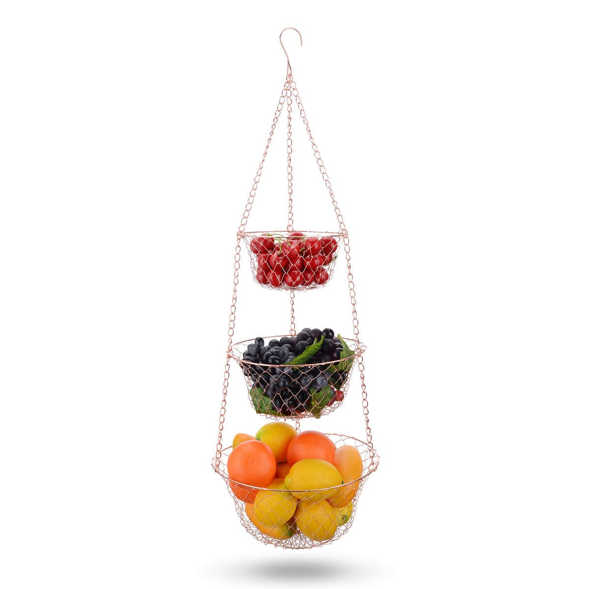 3 Tier Metal Hanging Basket I800