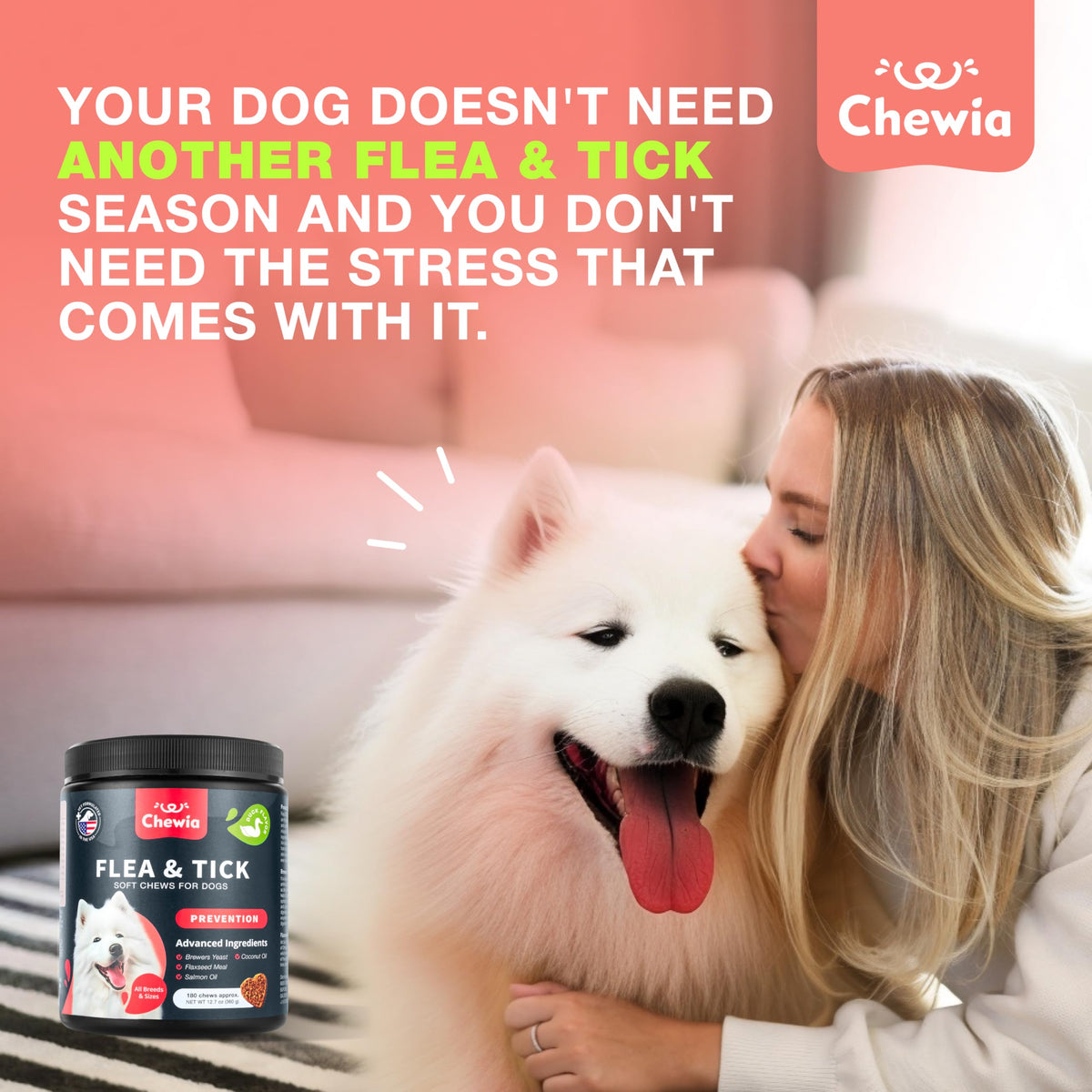 Dog Flea & Tick Chews H7949