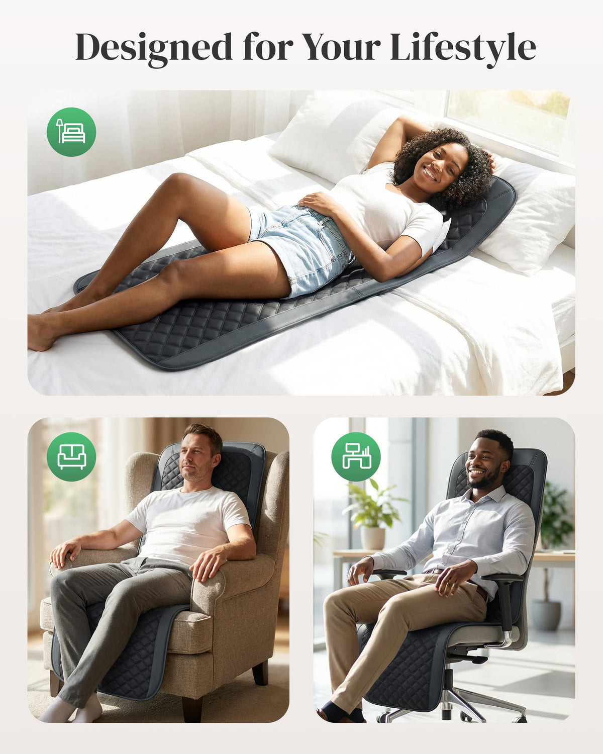 Full Body Massage Mat with Heat P505973