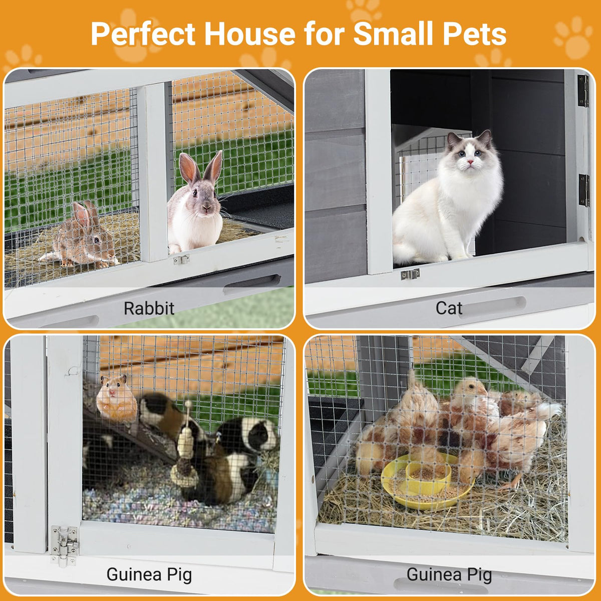 63'' 2-Tier Bunny Hutch F729