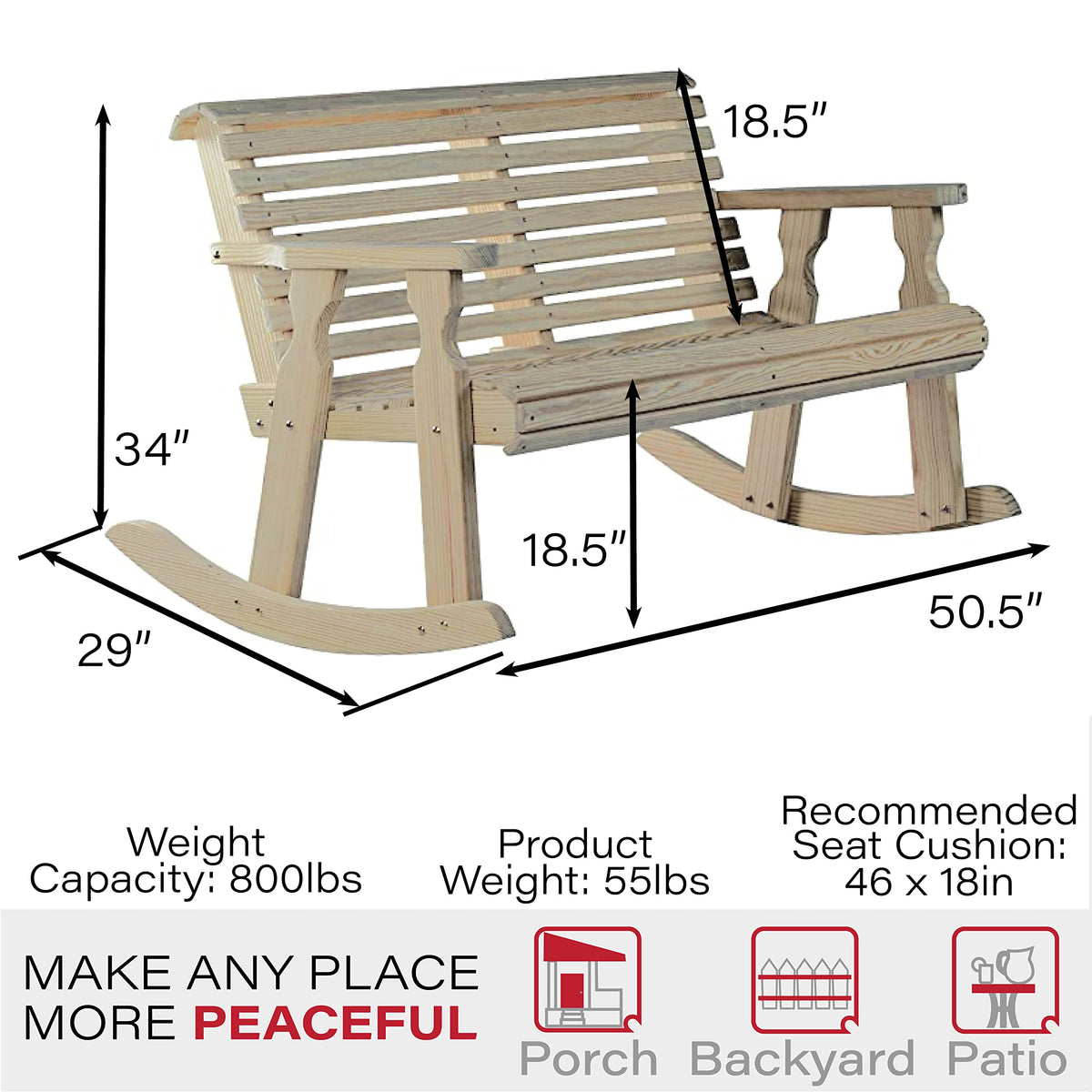 Heavy Duty Double Rocker F3046