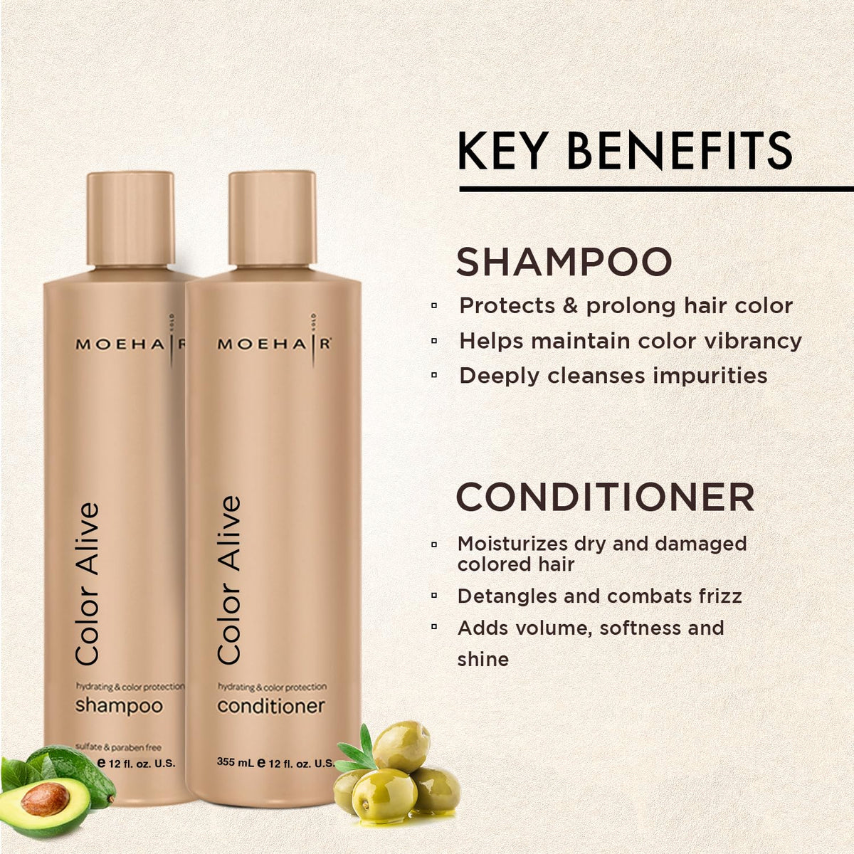 Sulfate-Free Shampoo and Conditioner Set 12 fl oz F387008