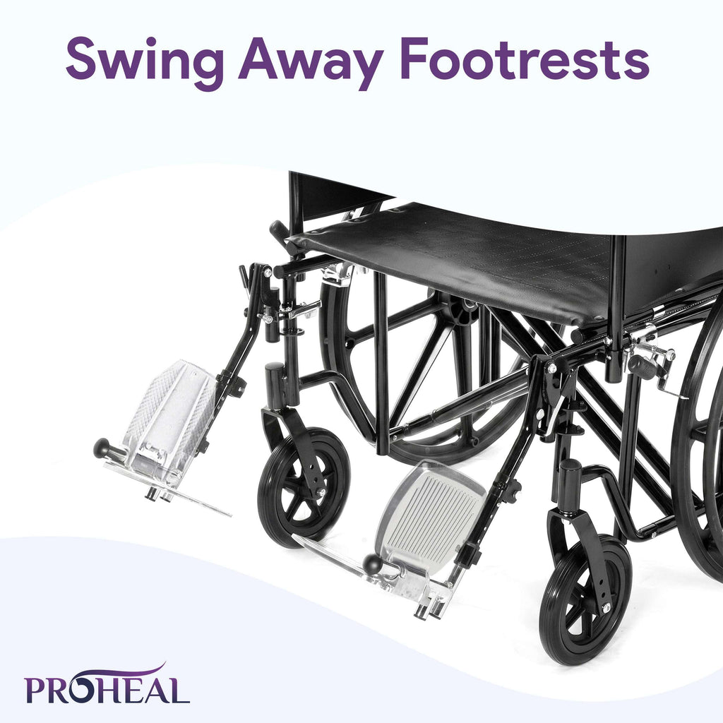 Heavy Duty Bariatric Wheelchair 500lb 24” Seat Width O47163