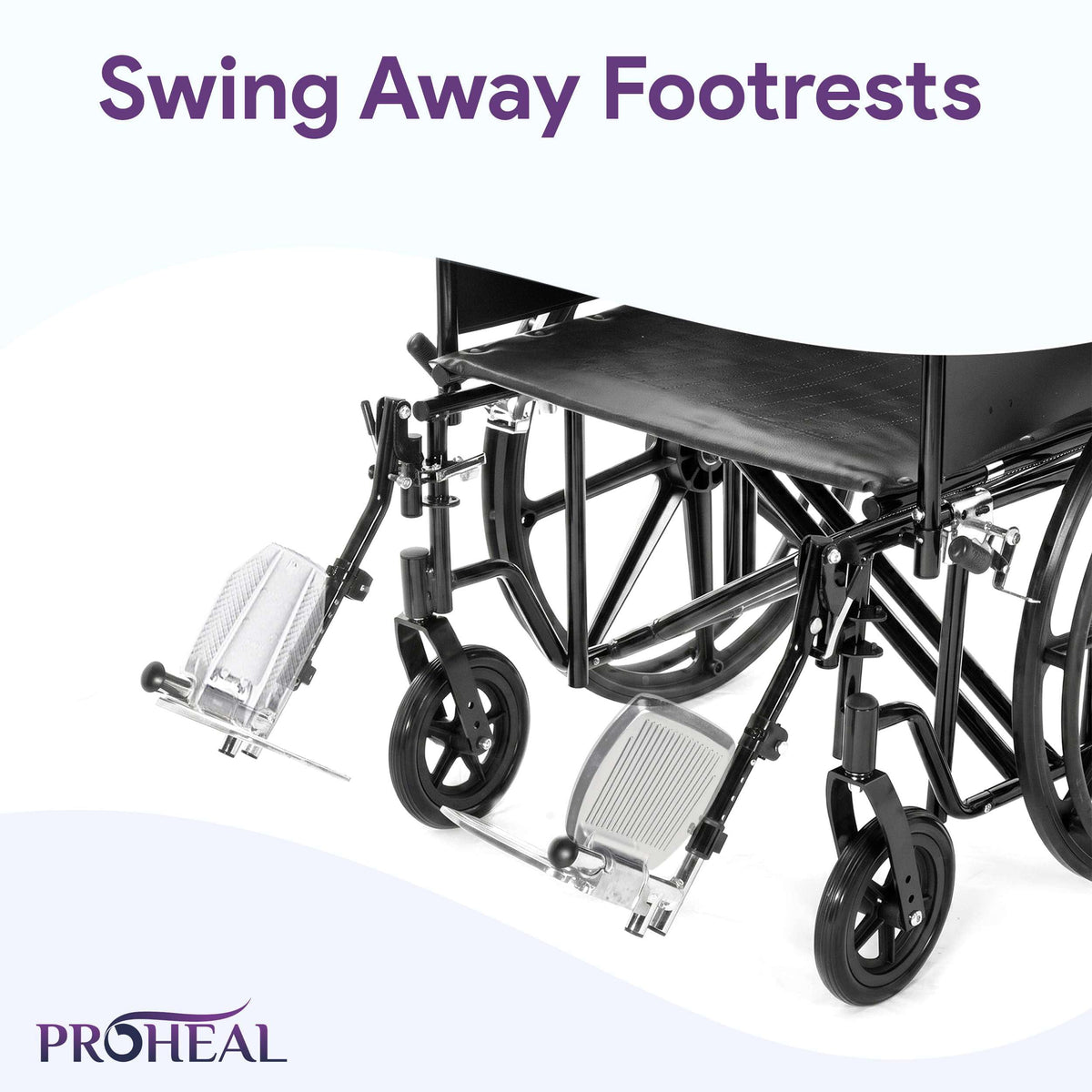 Heavy Duty Bariatric Wheelchair 500lb 24” Seat Width O47163
