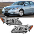 Chrome Clear Lens Projector Headlight Replacement Kit Pair of LH+RH F453863