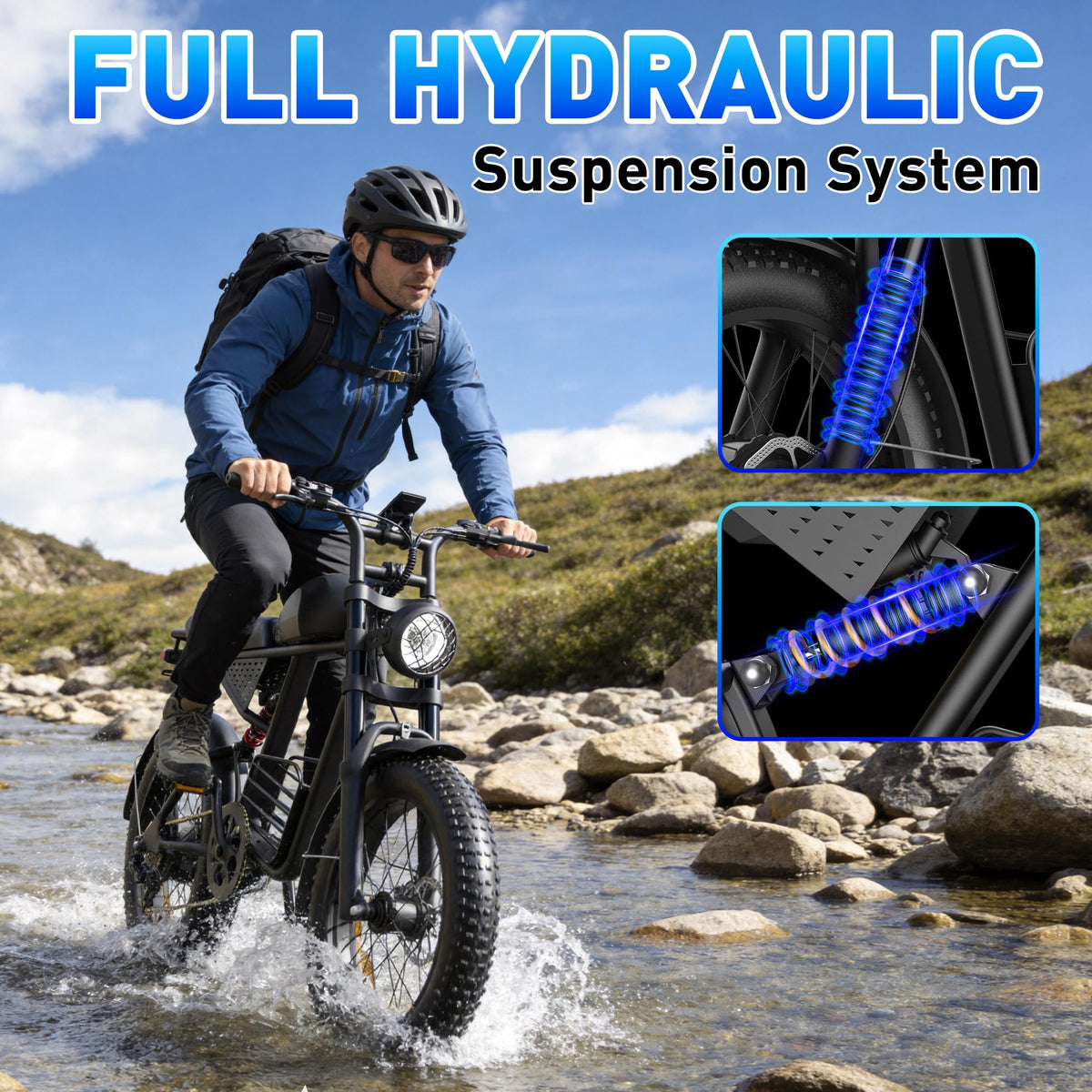 Electric Bike 1500/2000/3000 Peak 30-37MPH Q5350