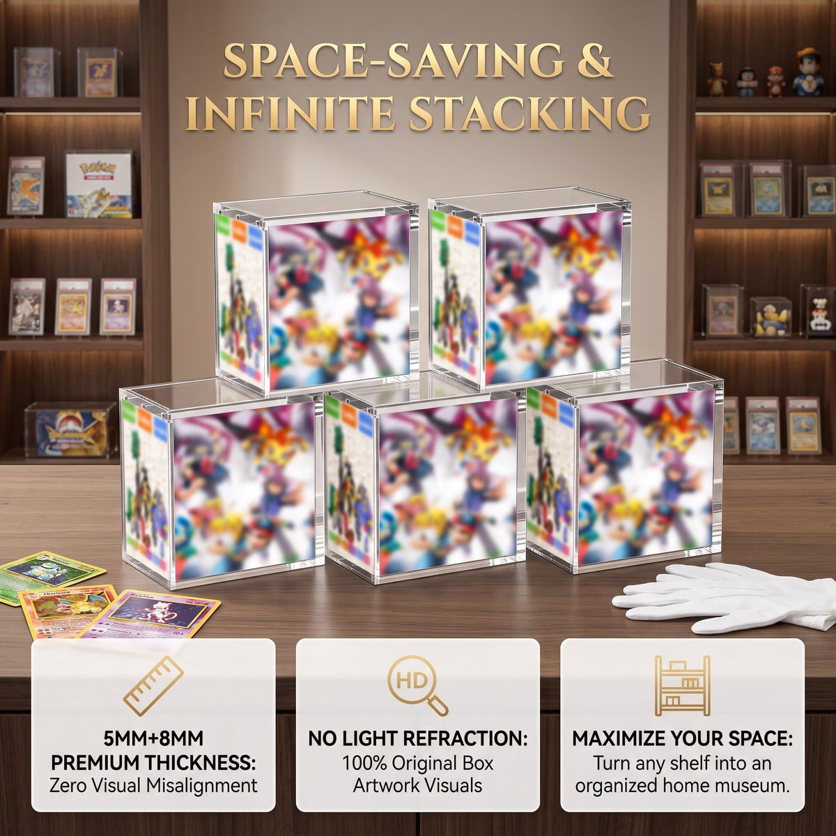 Acrylic Stackable Display Case 1 Pack W60156