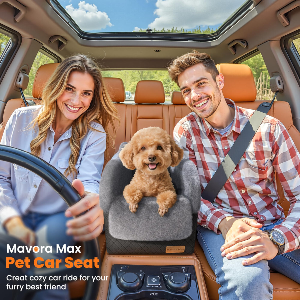 Grey Dog Car Seat X5008