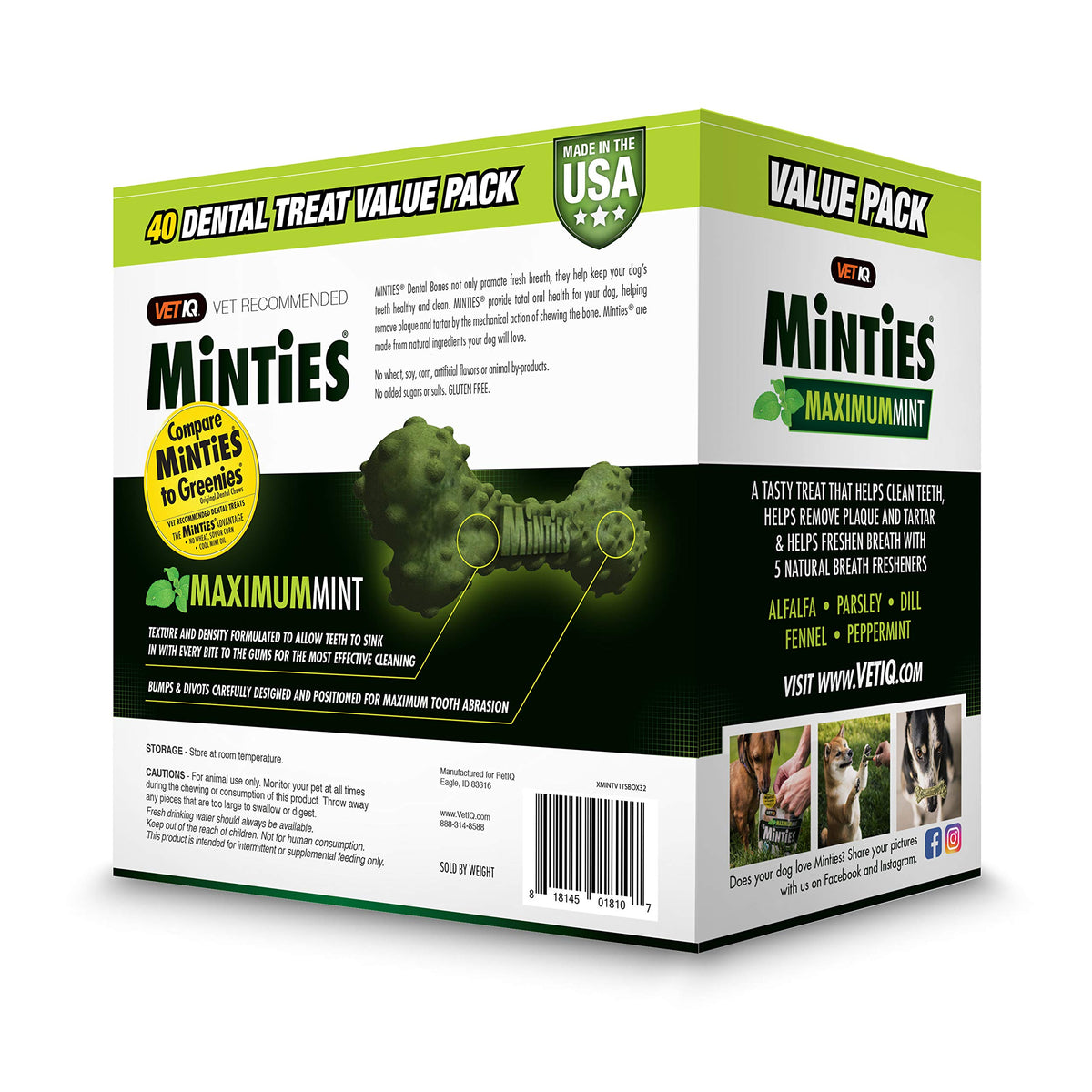 Minties Dog Dental Bone Treats I762524