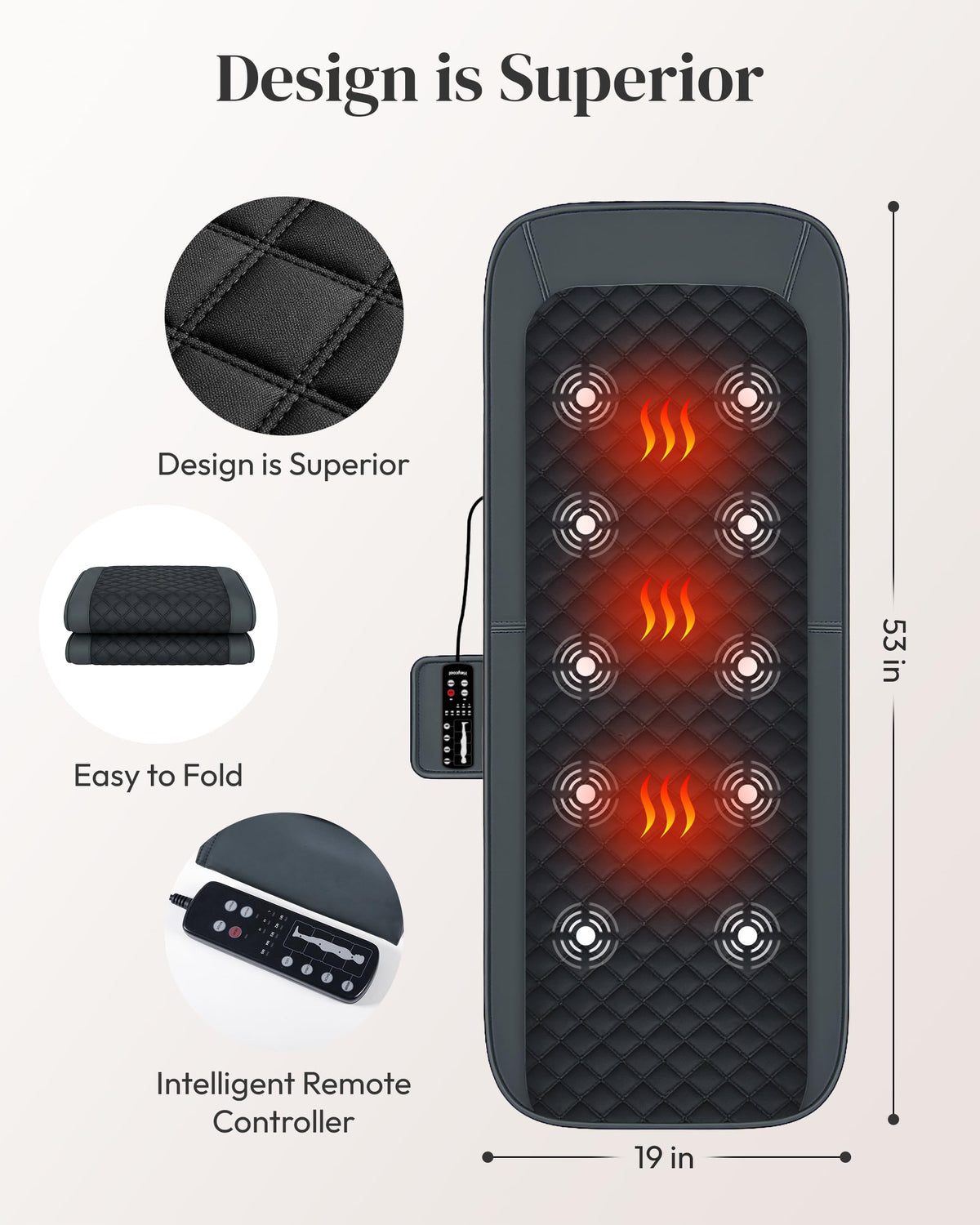 Full Body Massage Mat with Heat P505973