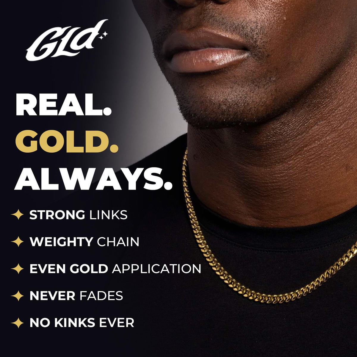 Gold-Plated Micro Cuban Link Chain D823402