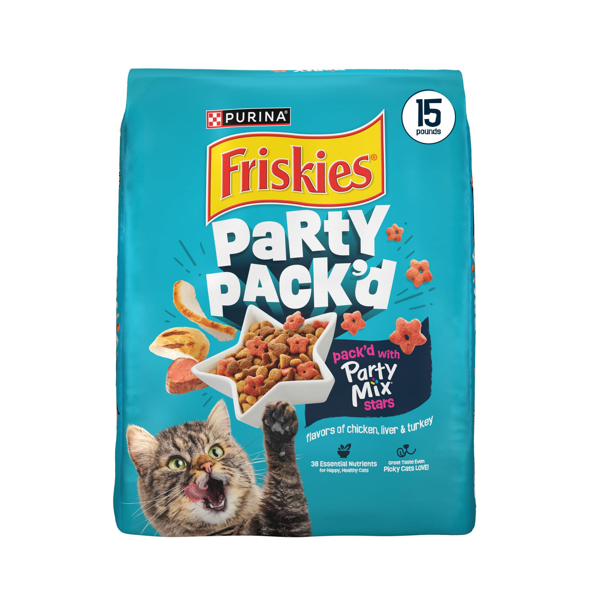 Dry Cat Food 15 lb. Bag J213717