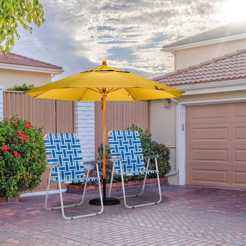 2 Pcs Webbed Folding Beach Chair G970429