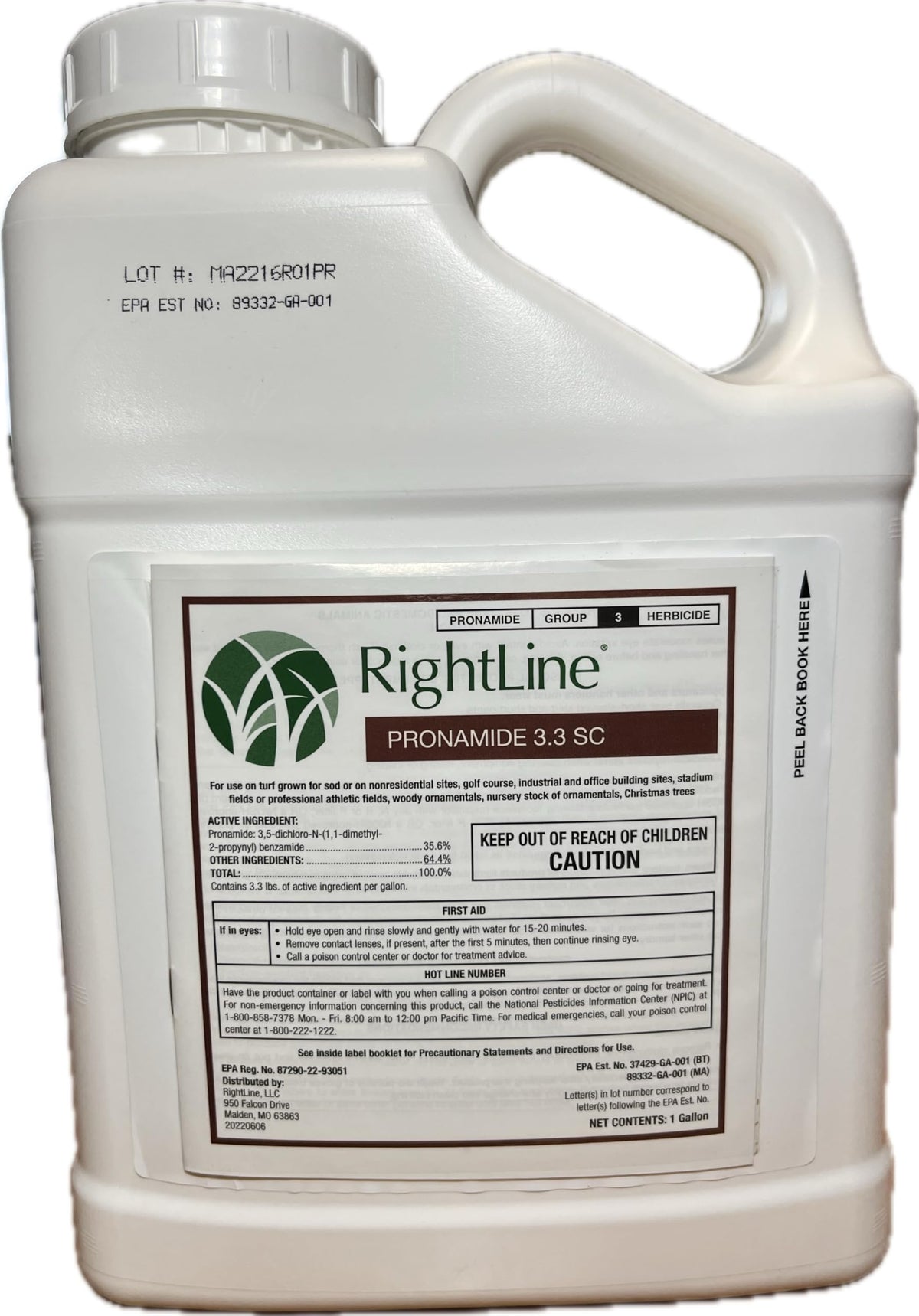 3.3 SC Herbicide 1 Gallon K624