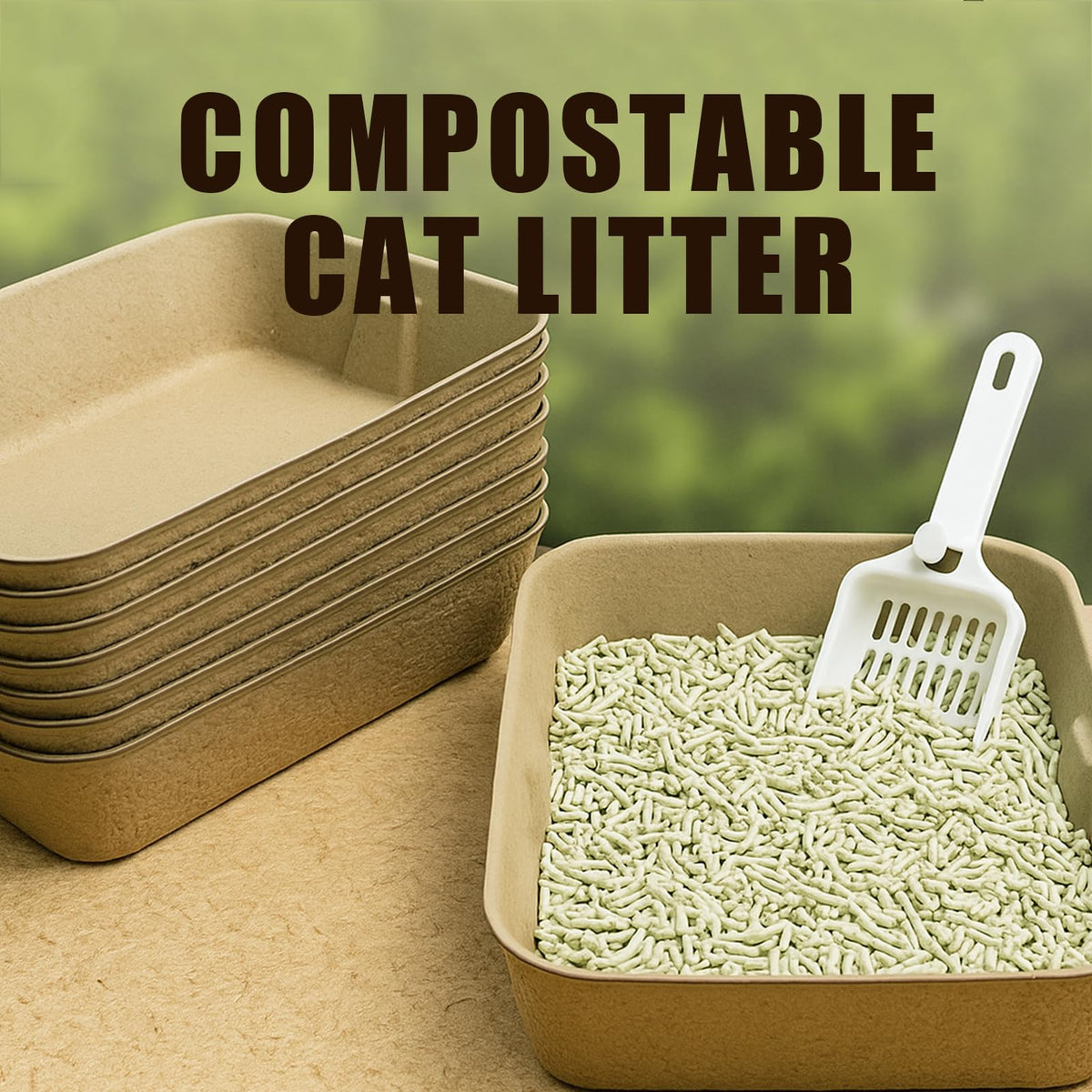 8 Pack Disposable Litter Boxes U68921
