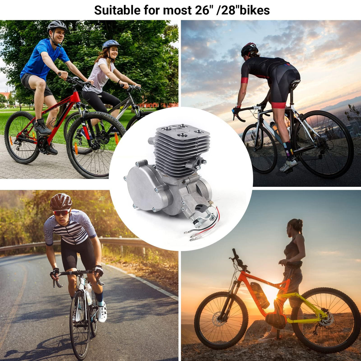 100cc 2 Stroke Bicycle Engine Kit K596