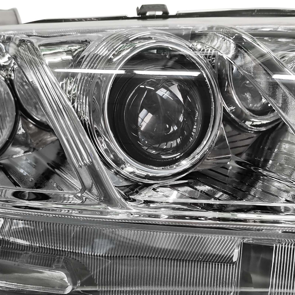 Chrome Clear Lens Projector Headlight Replacement Kit Pair of LH+RH F453863