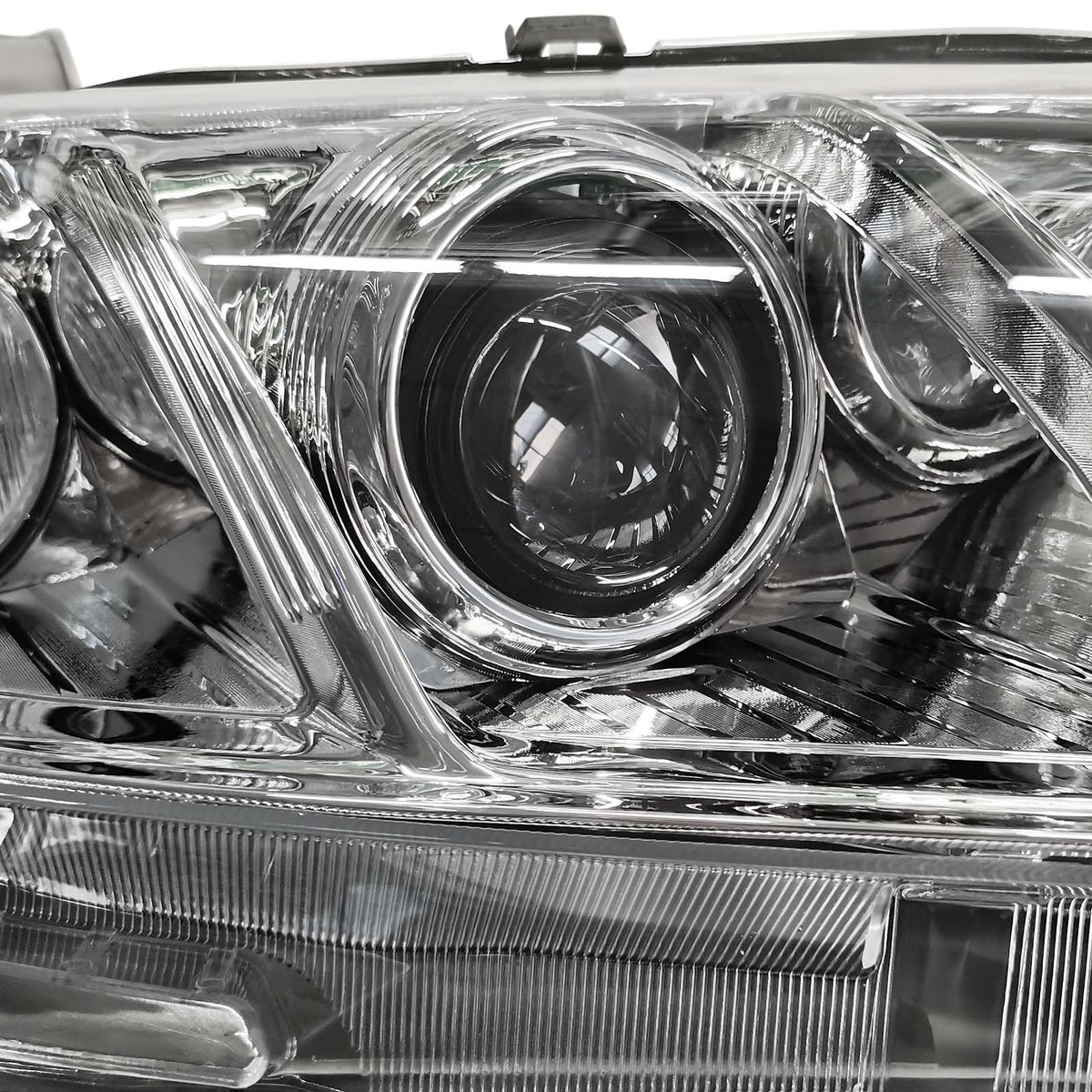Chrome Clear Lens Projector Headlight Replacement Kit Pair of LH+RH F453863