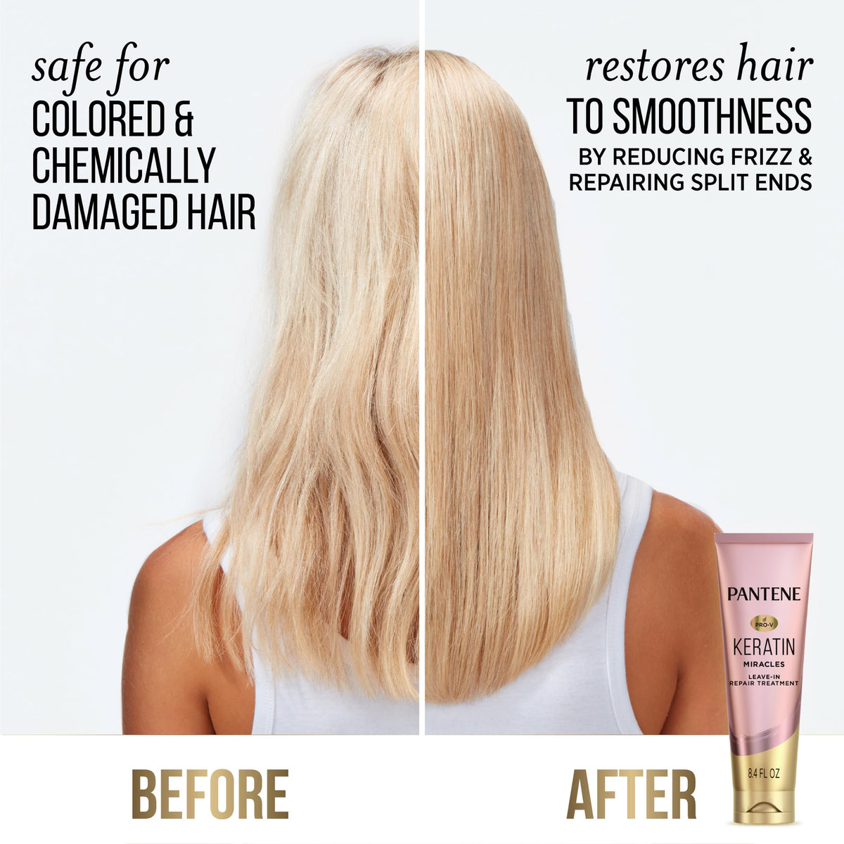 Keratin Leave-In Conditioner with Argan Oil 8.4 Fl Oz T18845
