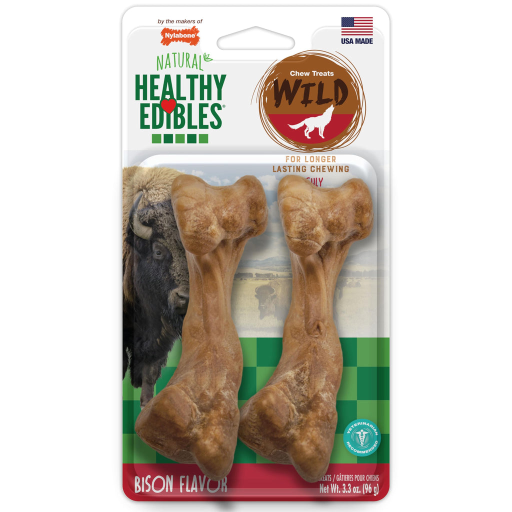 Bison Flavor Medium Dog Treats 2 Count W528264